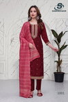 Mullbarry Vol 1 By Sankheswer Roman Silk Kurti With Bottom Dupatta Suppliers In India

